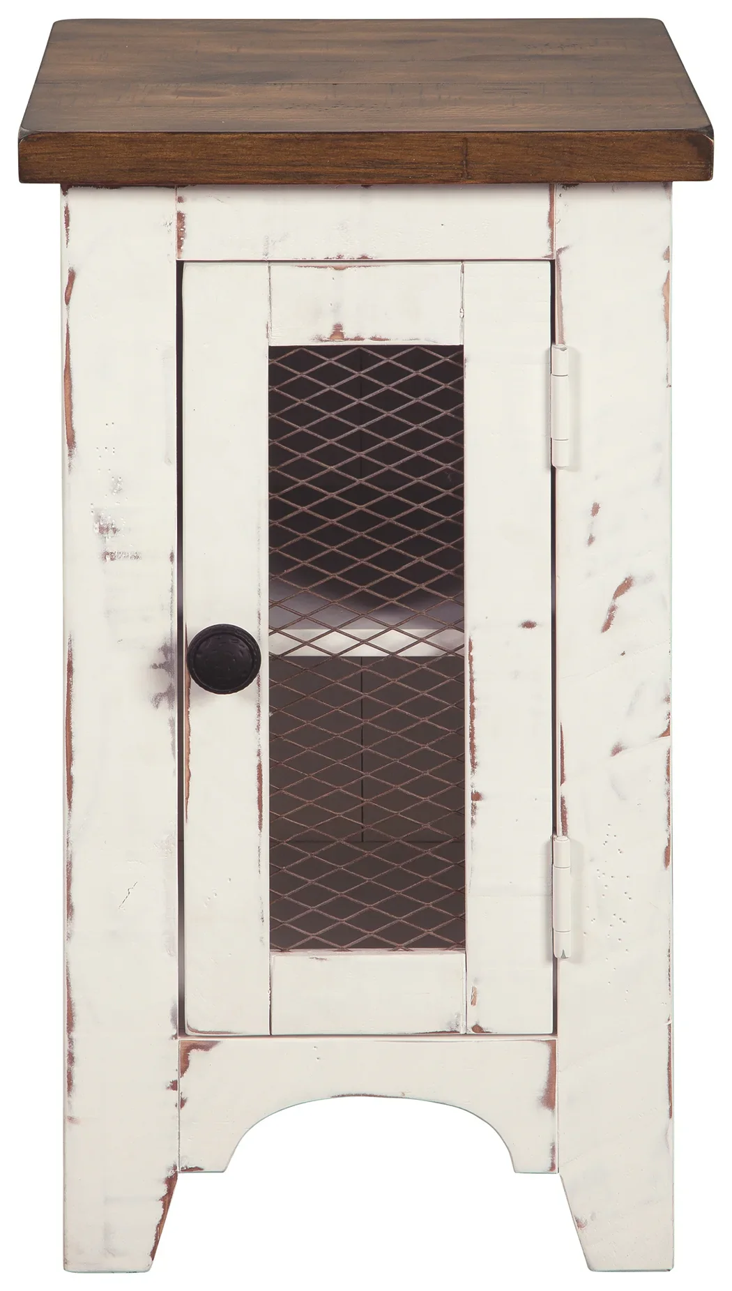 Wystfield - White / Brown - Chair Side End Table - Image 4