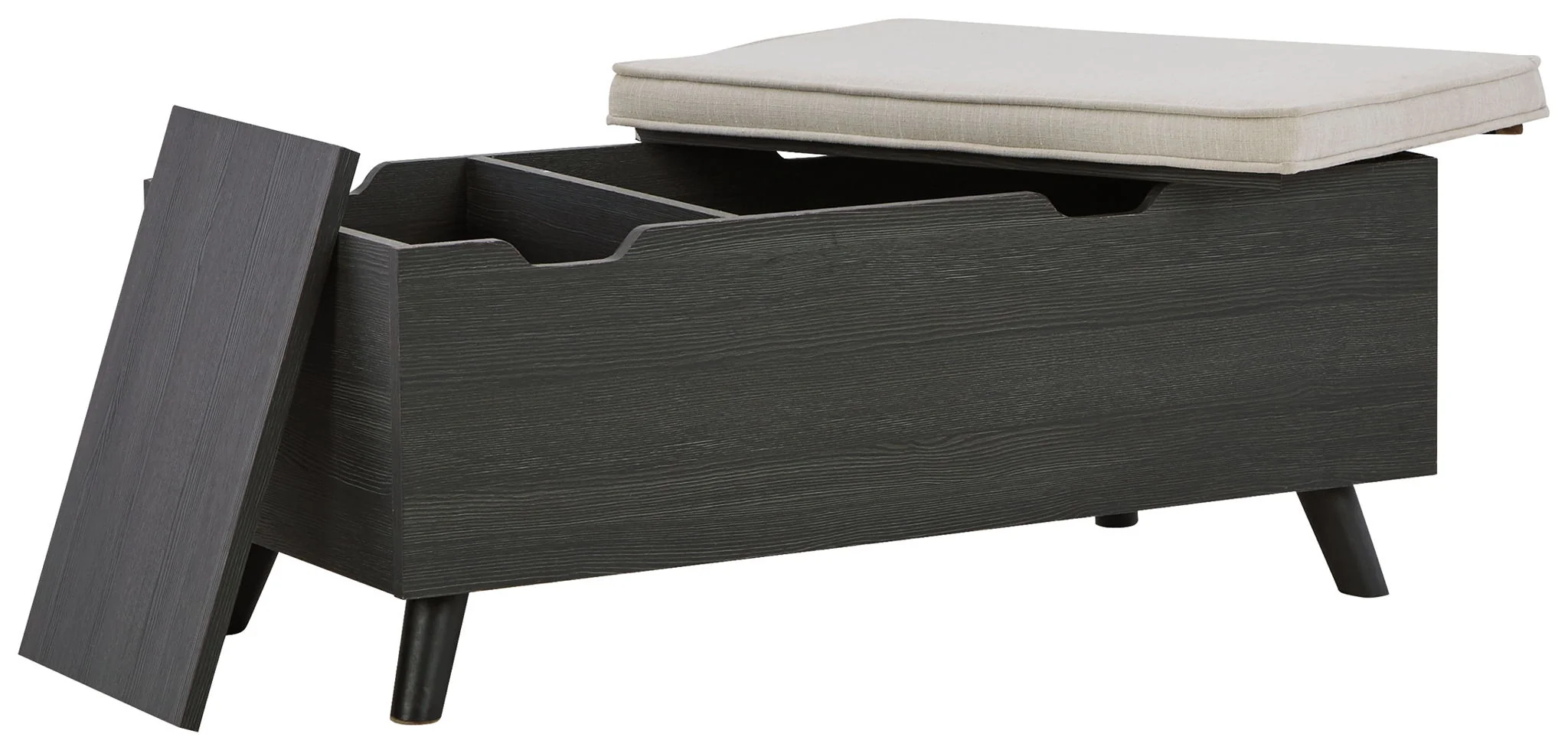 Yarlow - Dark Gray - Storage Bench - Image 3