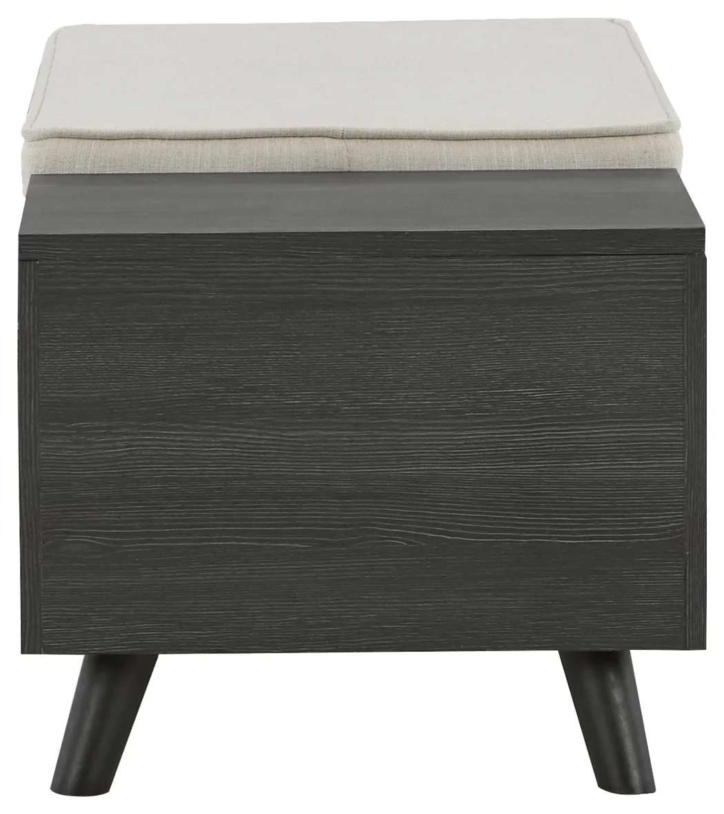 Yarlow - Dark Gray - Storage Bench - Image 4