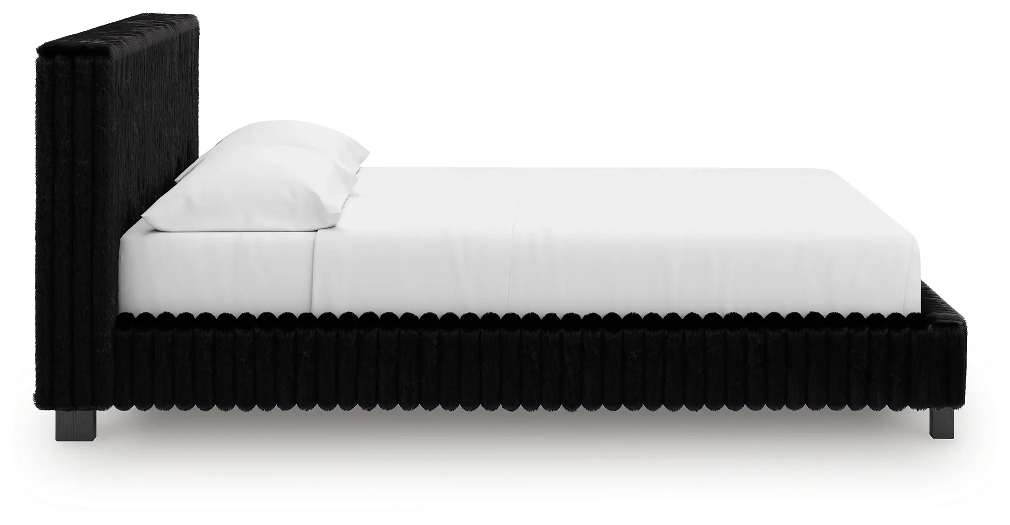 Zuraleus - California King Upholstered Bed - Black - Image 2