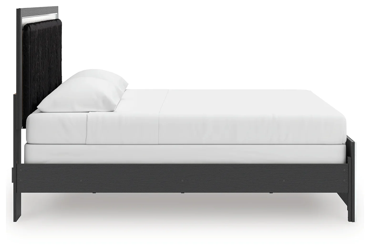 Zuraleus - King Upholstered Panel Bed - Black - Image 4